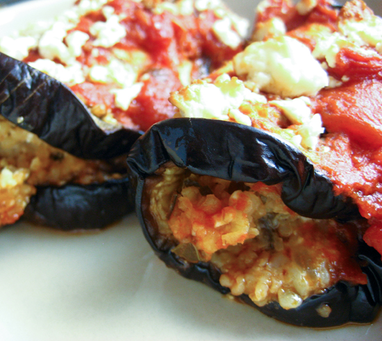 Aubergine rolls/ Ρολά μελιτζάνας