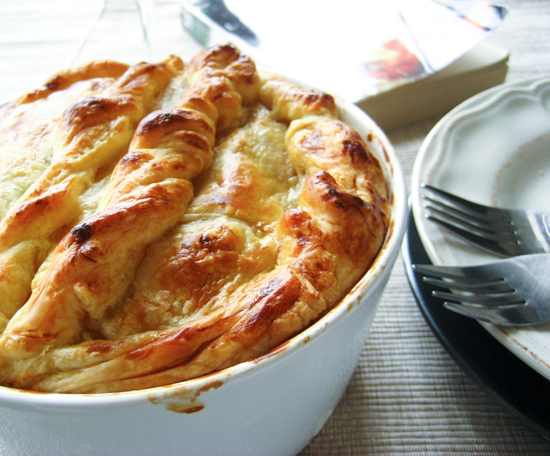 Timballo/Σισιλιάνικη μακαρονόπιτα με συκωτάκια πουλιων και μανιτάρια