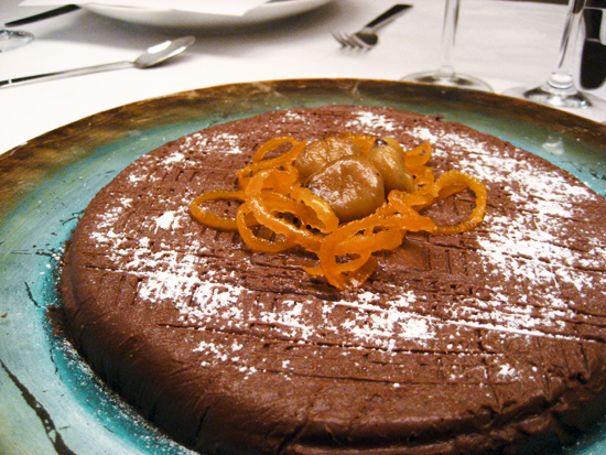 Chestnut and chocolate torte/ Τούρτα σοκολάτας με κάστανο