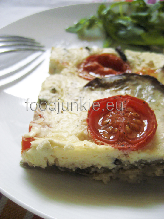 aubergine cheesecake