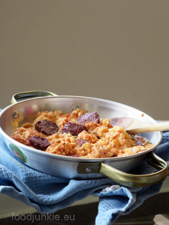 eggs-with-spicy-sausage